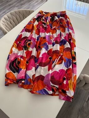 Women Floral Maxi Skirt